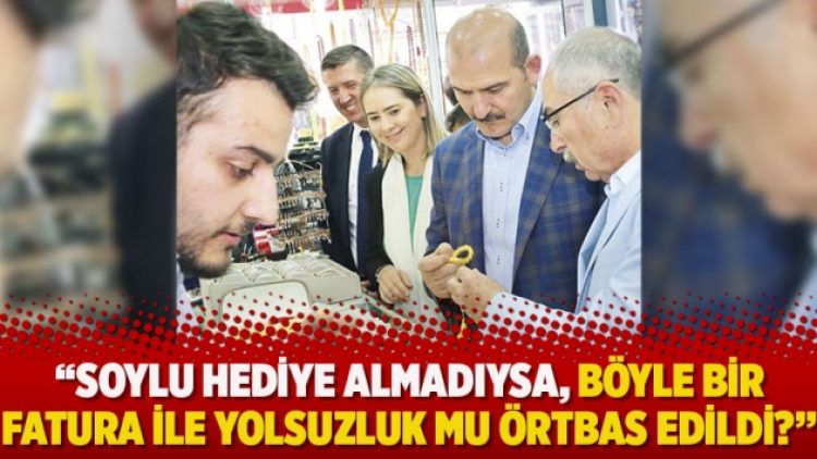 Fatih Altaylı: Soylu hediye almadıysa, böyle bir fatura ile yolsuzluk mu örtbas edildi?