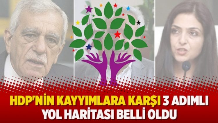 HDP’nin kayyımlara karşı 3 adımlı yol haritası belli oldu