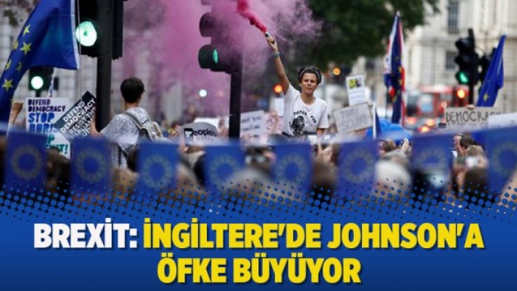 Brexit: İngiltere’de Johnson’a öfke büyüyor