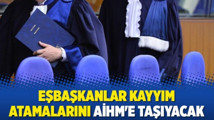 Eşbaşkanlar kayyım atamalarını AİHM’e taşıyacak