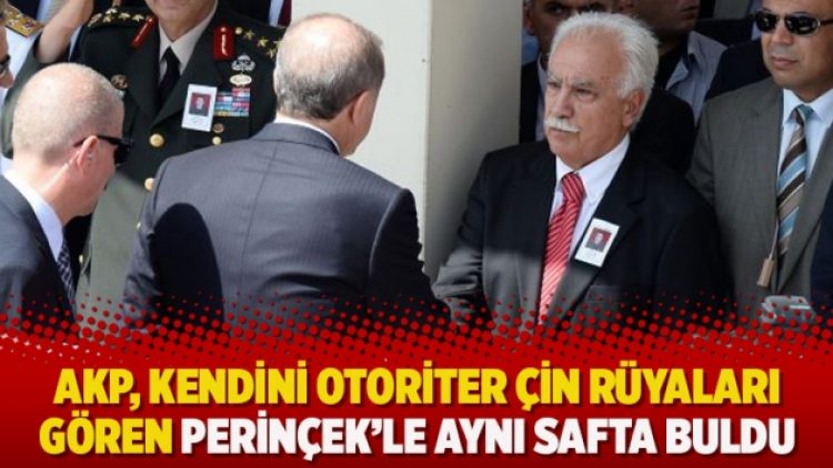 AKP, kendini otoriter Çin rüyaları gören Perinçek’le aynı safta buldu