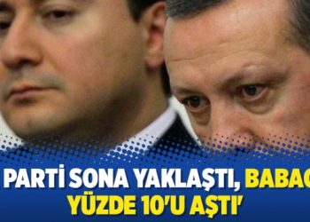 ‘AK Parti sona yaklaştı, Babacan yüzde 10’u aştı’