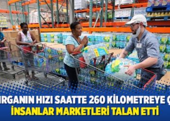 Dorian Kasırgası’nın hızı saatte 260 kilometreye çıktı
