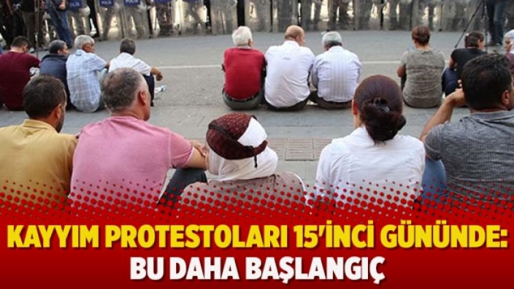 Kayyım protestoları 15’inci gününde: Bu daha başlangıç