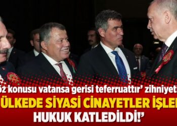 “Söz konusu vatansa gerisi teferruattır” zihniyetiyle bu ülkede siyasi cinayetler işlendi