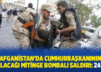 Afganistan’da cumhurbaşkanının katılacağı mitinge bombalı saldırı: 24 ölü