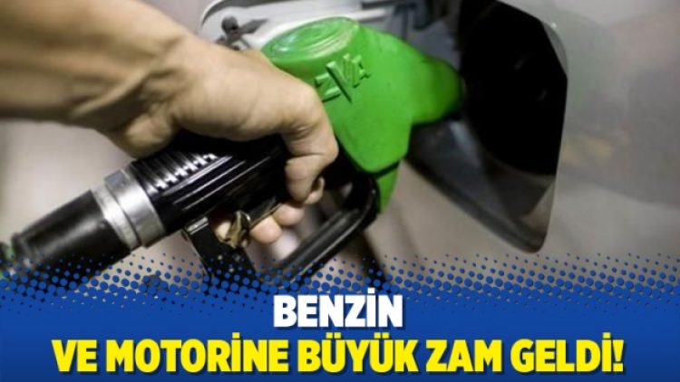 Benzin ve motorine zam!