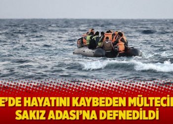 Ege’de hayatını kaybeden mülteciler Sakız Adası’na defnedildi