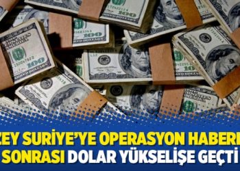 Kuzey Suriye’ye operasyon haberleri sonrası dolar yükselişe geçti
