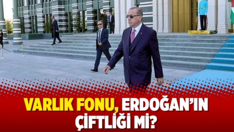 Varlık Fonu, Erdoğan’ın çiftliği mi?