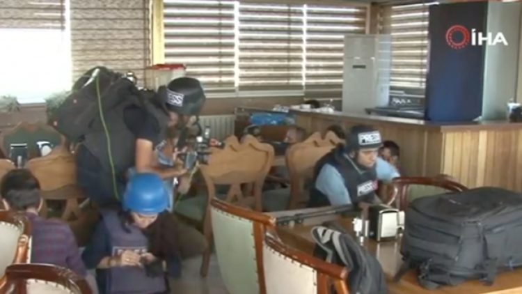 Nusaybin’de gazetecilerin olduğu restorana ateş açıldı