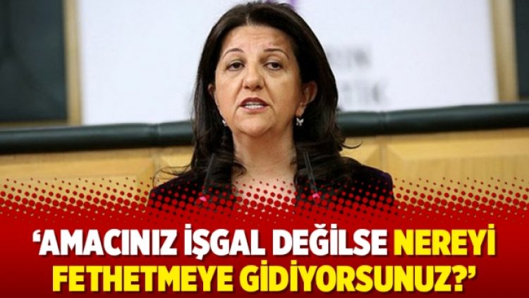 Buldan: Amacınız işgal değilse nereyi fethetmeye gidiyorsunuz?