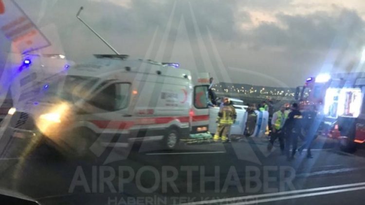 Yeni havalimanında bir kaza daha