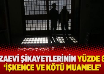 Cezaevi şikayetlerinin yüzde 85’i ‘işkence ve kötü muamele’