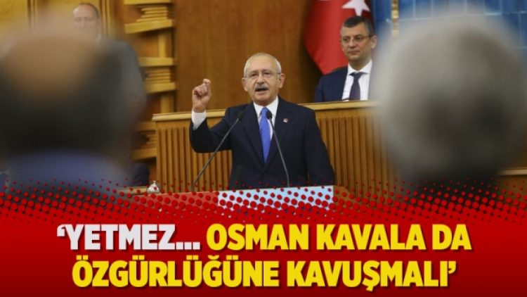‘Yetmez… Osman Kavala da özgürlüğüne kavuşmalı’