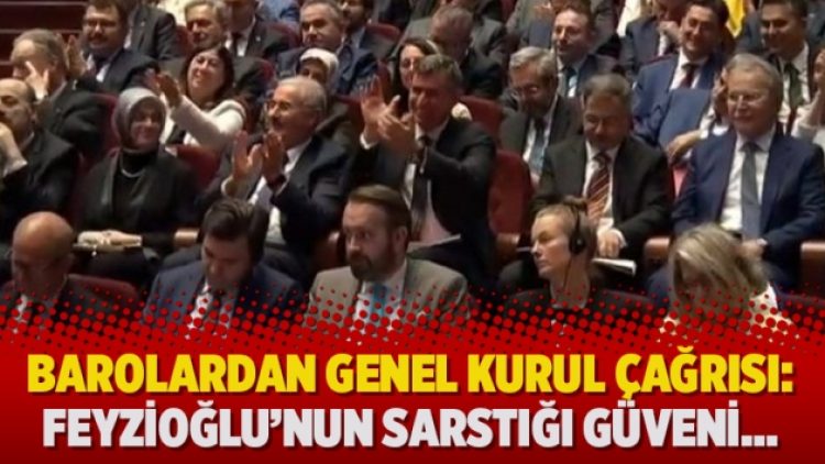 Barolardan genel kurul çağrısı: Feyzioğlu’nun sarstığı güveni…