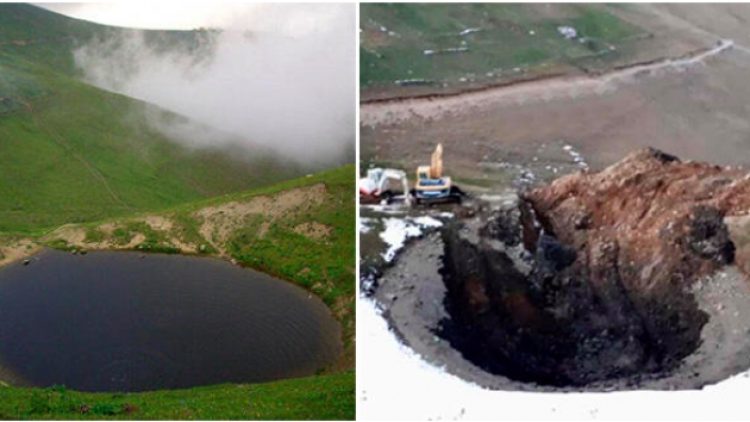 Define uğruna 12 bin yıllık göl yok edildi