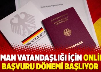 Alman vatandaşlığı için online başvuru dönemi başlıyor