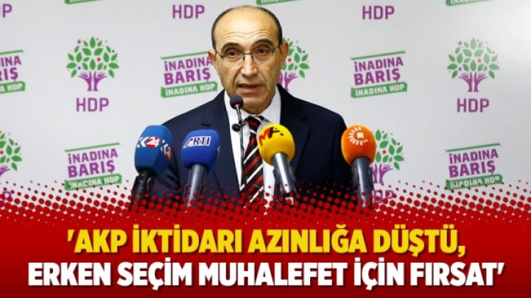 ‘AKP iktidarı azınlığa düştü, erken seçim muhalefet için fırsat’