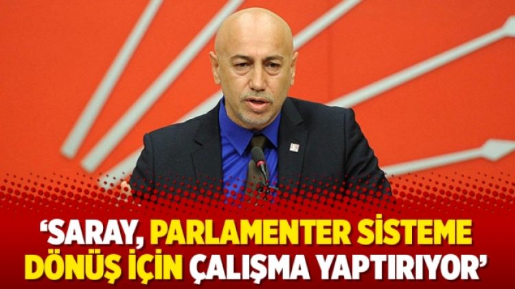 ‘Saray, parlamenter sisteme dönüş için çalışma yaptırıyor’