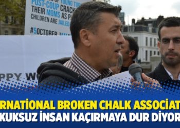 International Broken Chalk Association: Hukuksuz insan kaçırmaya dur diyoruz