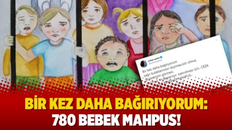 Bir kez daha bağırıyorum: 780 bebek mahpus!