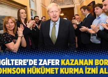 İngiltere’de zafer kazanan Boris Johnson hükümet kurma izni aldı
