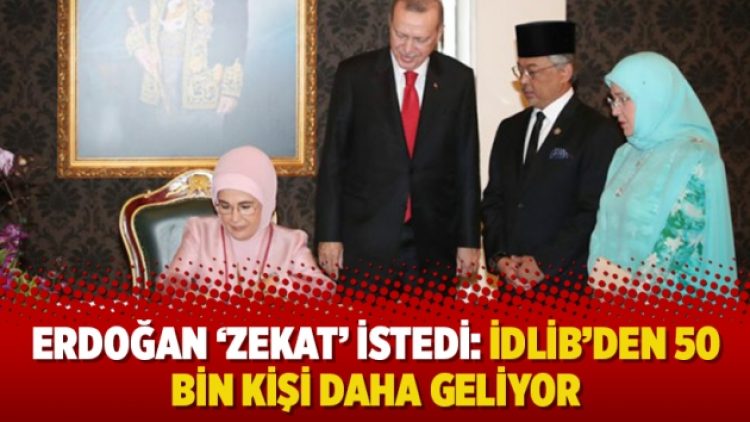 Erdoğan ‘zekat’ istedi: İdlib’den 50 bin kişi daha geliyor