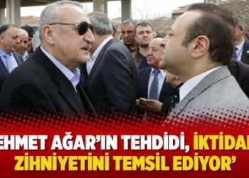 ‘Mehmet Ağar’ın tehdidi, iktidarın zihniyetini temsil ediyor’