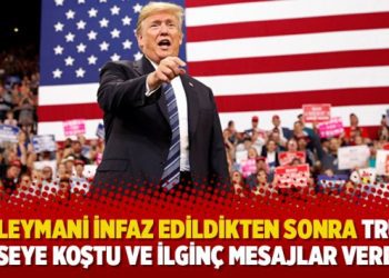 “Süleymani infaz edildikten sonra Trump kiliseye koştu ve ilginç mesajlar verdi…”