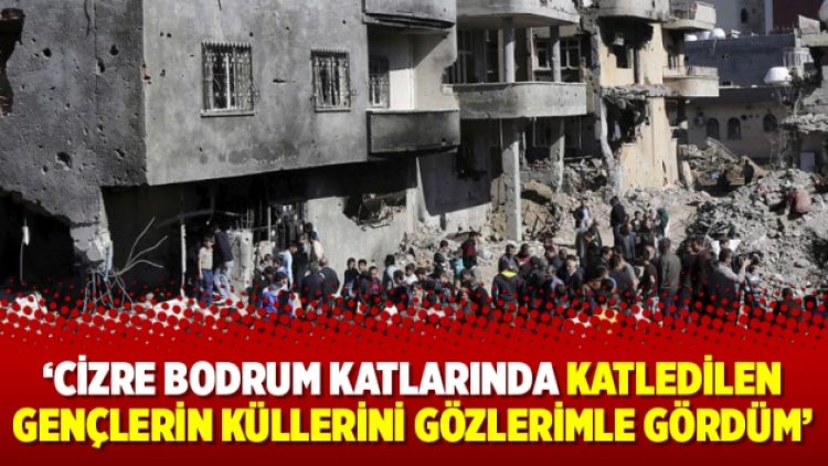Demirtaş: Cizre bodrum katlarında katledilen gençlerin küllerini gözlerimle gördüm