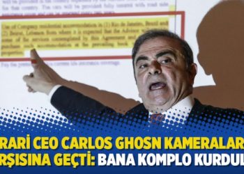 Firari CEO Carlos Ghosn kameraların karşısına geçti: Bana komplo kurdular