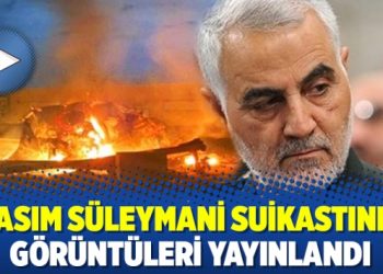 Kasım Süleymani suikastının görüntüleri yayınlandı
