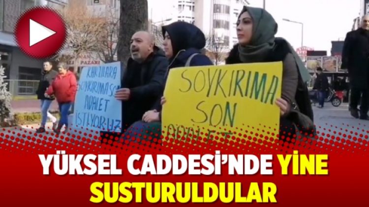 Yüksel Caddesi’nde yine susturuldular
