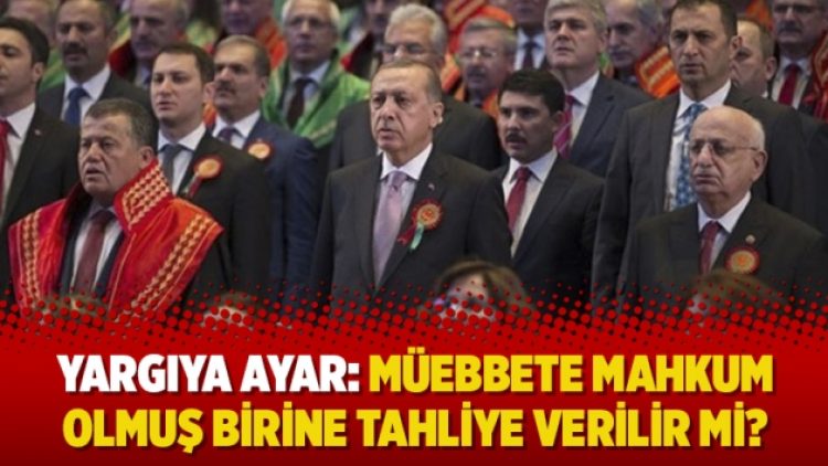 Yargıya ayar: Müebbete mahkum olmuş birine tahliye verilir mi?