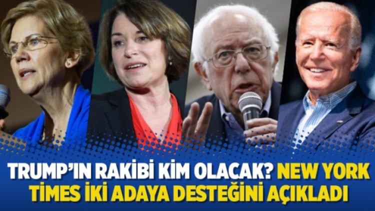 Trump’ın rakibi kim olacak? New York Times iki adaya desteğini açıkladı