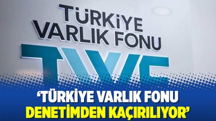 ‘Türkiye Varlık Fonu denetimden kaçırılıyor’