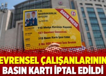 Evrensel çalışanlarının basın kartı iptal edildi