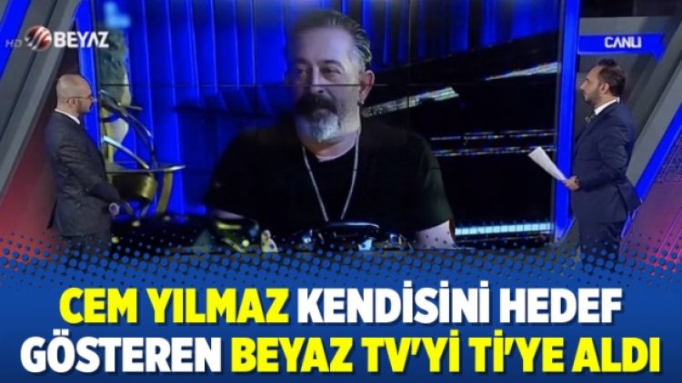 Cem Yılmaz kendisini hedef gösteren Beyaz TV’yi ti’ye aldı