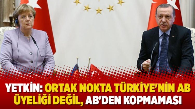 Yetkin: Ortak nokta Türkiye’nin AB üyeliği değil, AB’den kopmaması