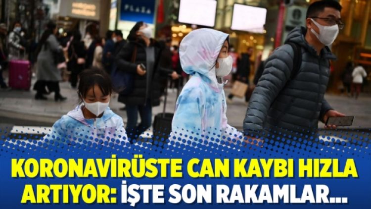 Koronavirüste can kaybı hızla artıyor: İşte son rakamlar…