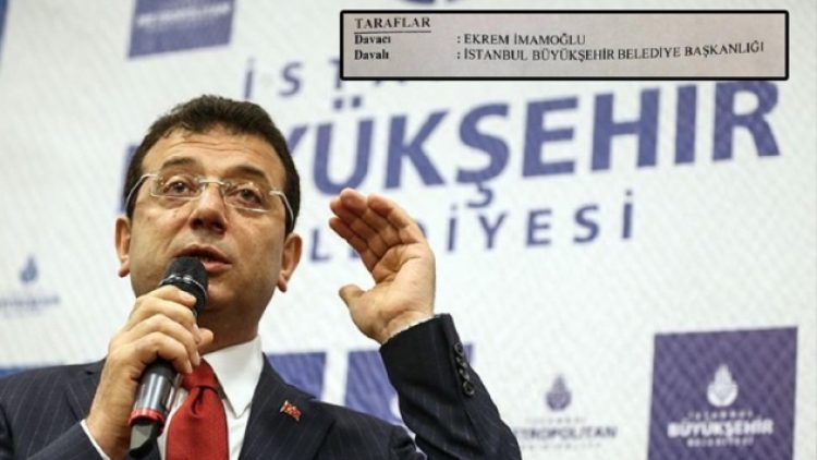Ekrem İmamoğlu, İBB’ye dava açtı