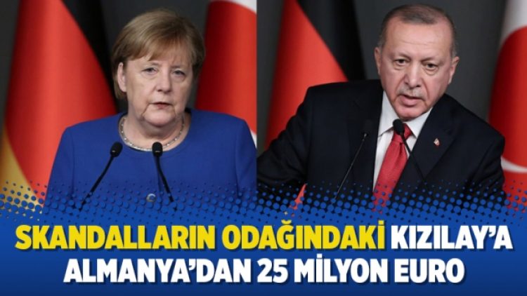 Skandalların odağındaki Kızılay’a Almanya’dan 25 milyon euro