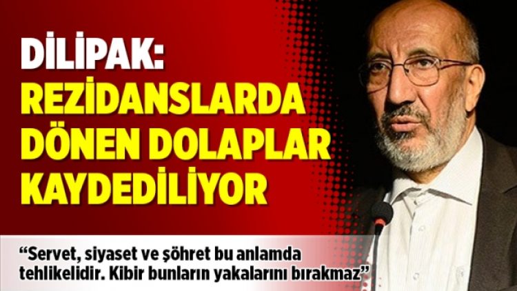 Dilipak: Rezidanslarda dönen dolaplar kaydediliyor