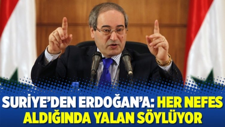 Suriye’den Erdoğan’a: Her nefes aldığında yalan söylüyor