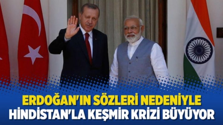 Erdoğan’ın sözleri nedeniyle Hindistan’la Keşmir krizi büyüyor