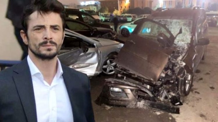 Alkollü araç kullanan Ahmet Kural zincirleme kaza yaptı