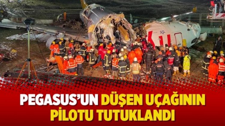Pegasus’un düşen uçağının pilotu tutuklandı