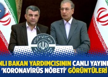 İranlı bakan yardımcısının canlı yayındaki ‘koronavirüs nöbeti’ görüntüleri