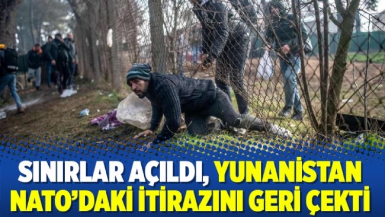Sınırlar açıldı, Yunanistan NATO’daki itirazını geri çekti